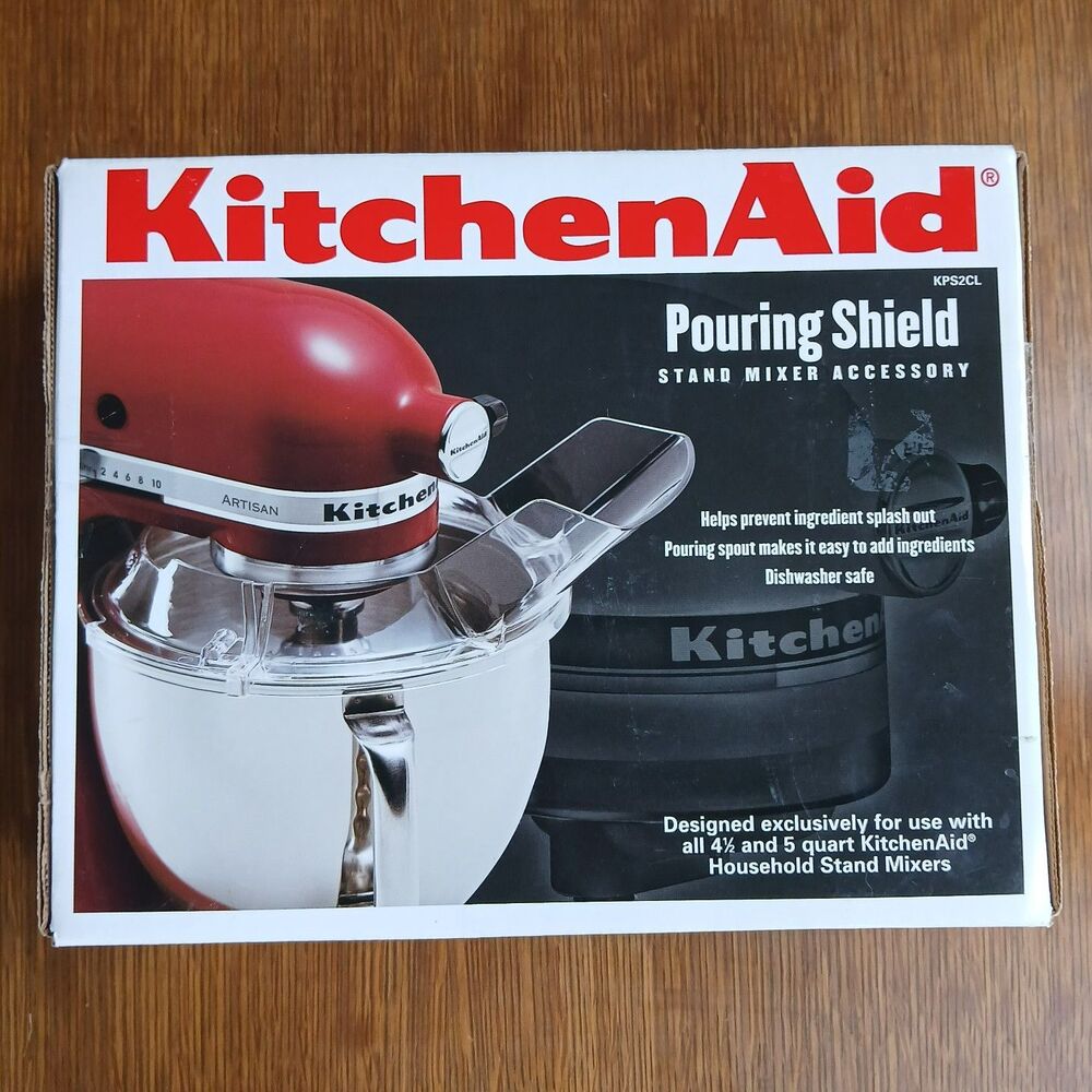KitchenAid Mixer Pouring Shield Gently Used 4.5 & 5 Quart Replacement